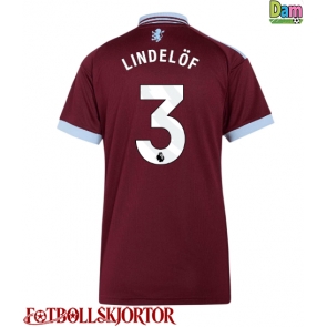 Aston Villa Victor Lindelof #3 Hemmatröja Dam 2026-27 Kortärmad